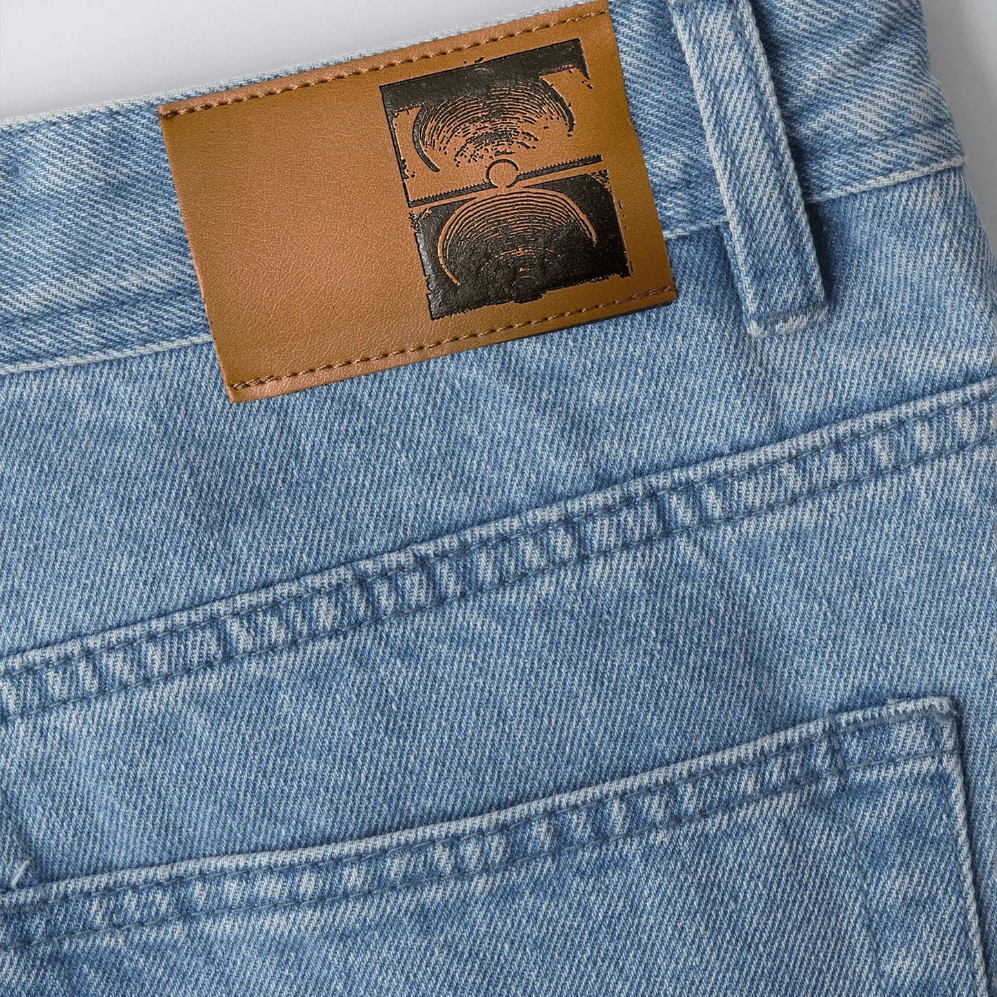 Former Merchandise Crux Denim Pant Washed Blue - ARROW & BEAST