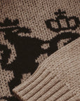 Fucking Awesome Crest Sweater Brown - ARROW & BEAST