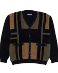 GX1000 Cardigan Black Brown - ARROW & BEAST