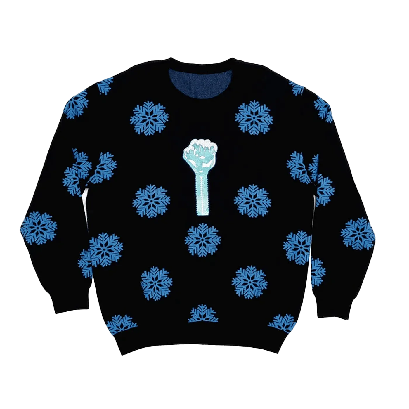 Hardies Hardware Ice Cold Intarsia Crewneck Sweater