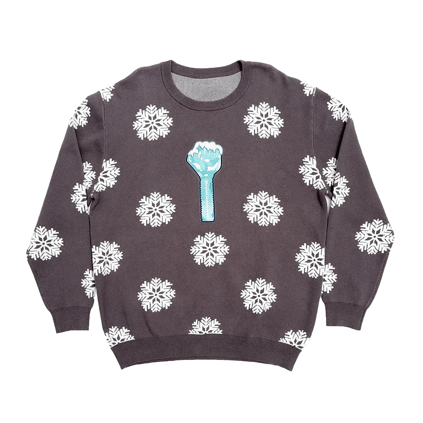 Hardies Hardware Ice Cold Intarsia Crewneck Sweater