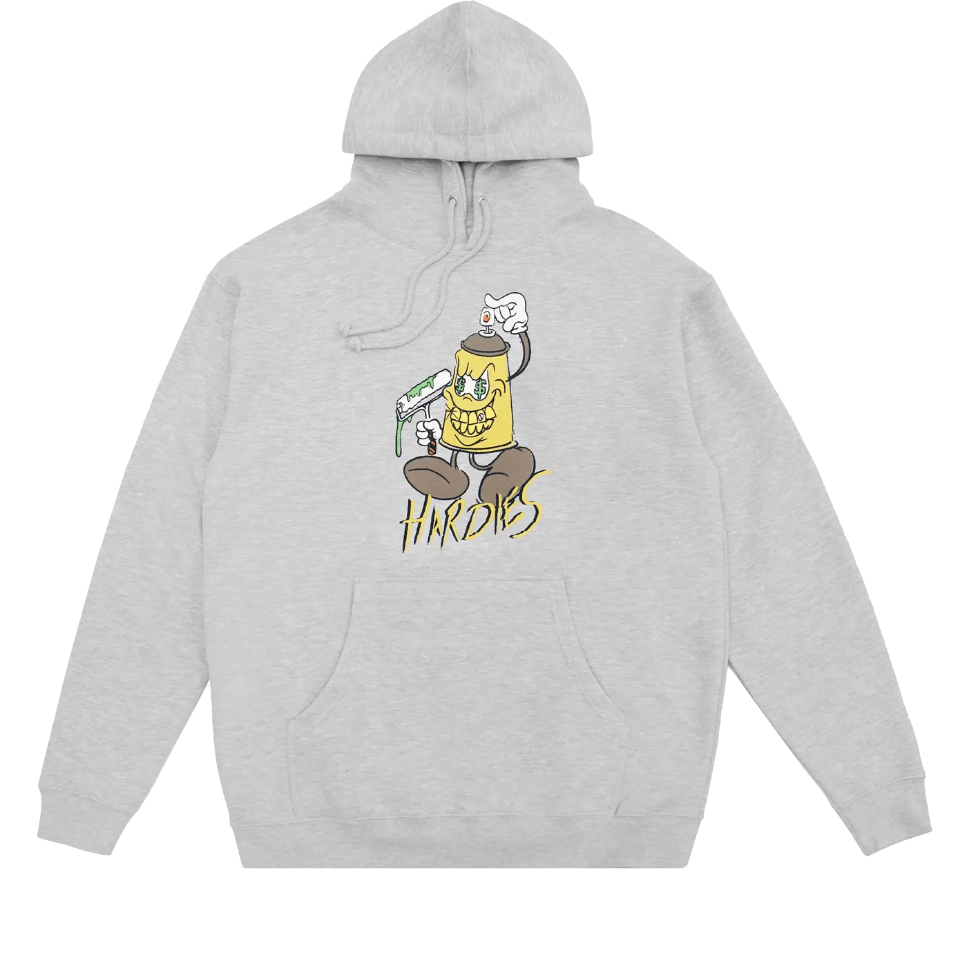 Hardies Hardware Paid 2 Spray Hoodie Grey ONLINE ONLY - ARROW & BEAST