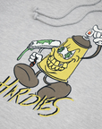 Hardies Hardware Paid 2 Spray Hoodie Grey ONLINE ONLY - ARROW & BEAST