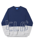 Hélas Limited Negative Crewneck Grey Navy