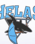 Hélas Limited Requins Tee White - ARROW & BEAST