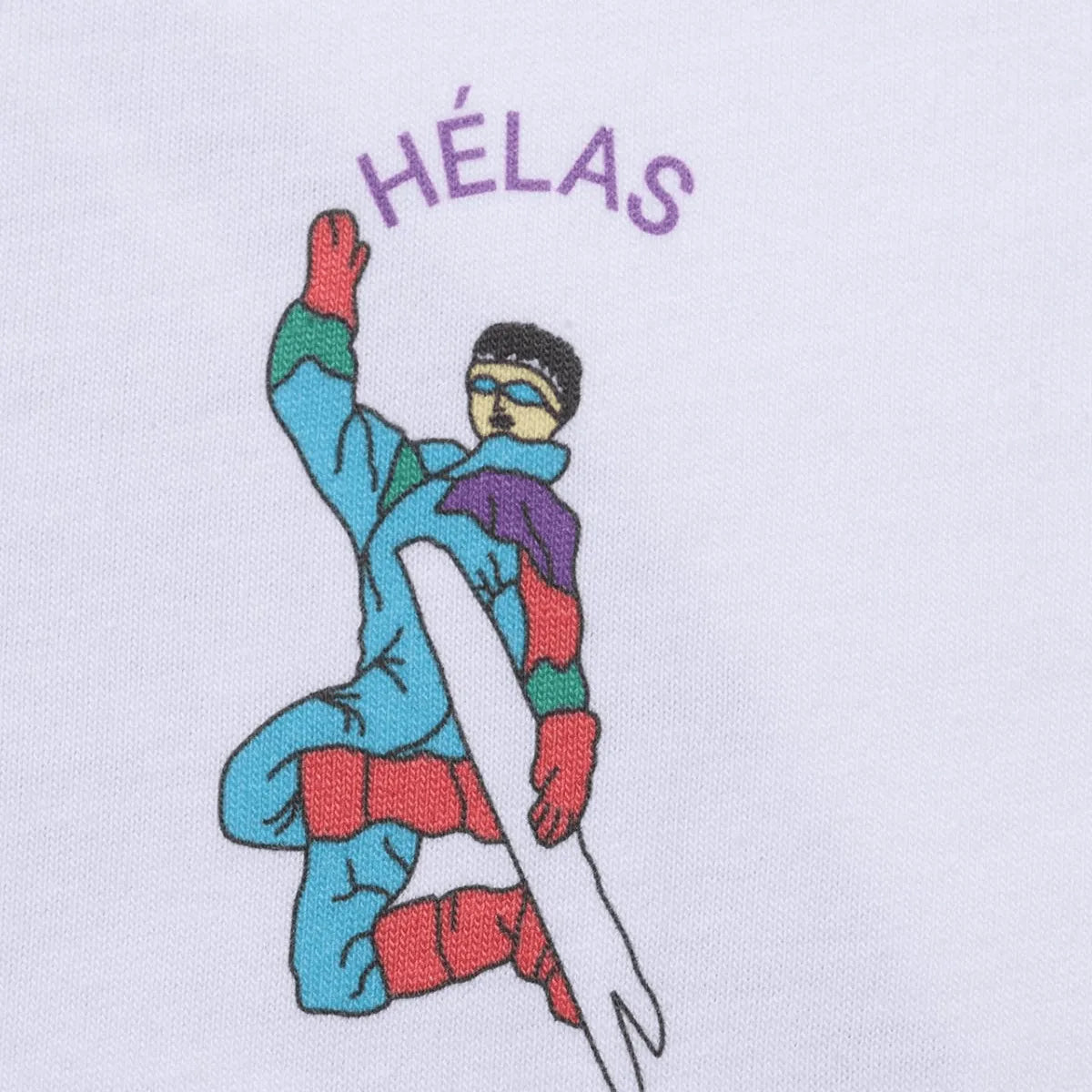 Hélas Limited Splash Tee White - ARROW & BEAST