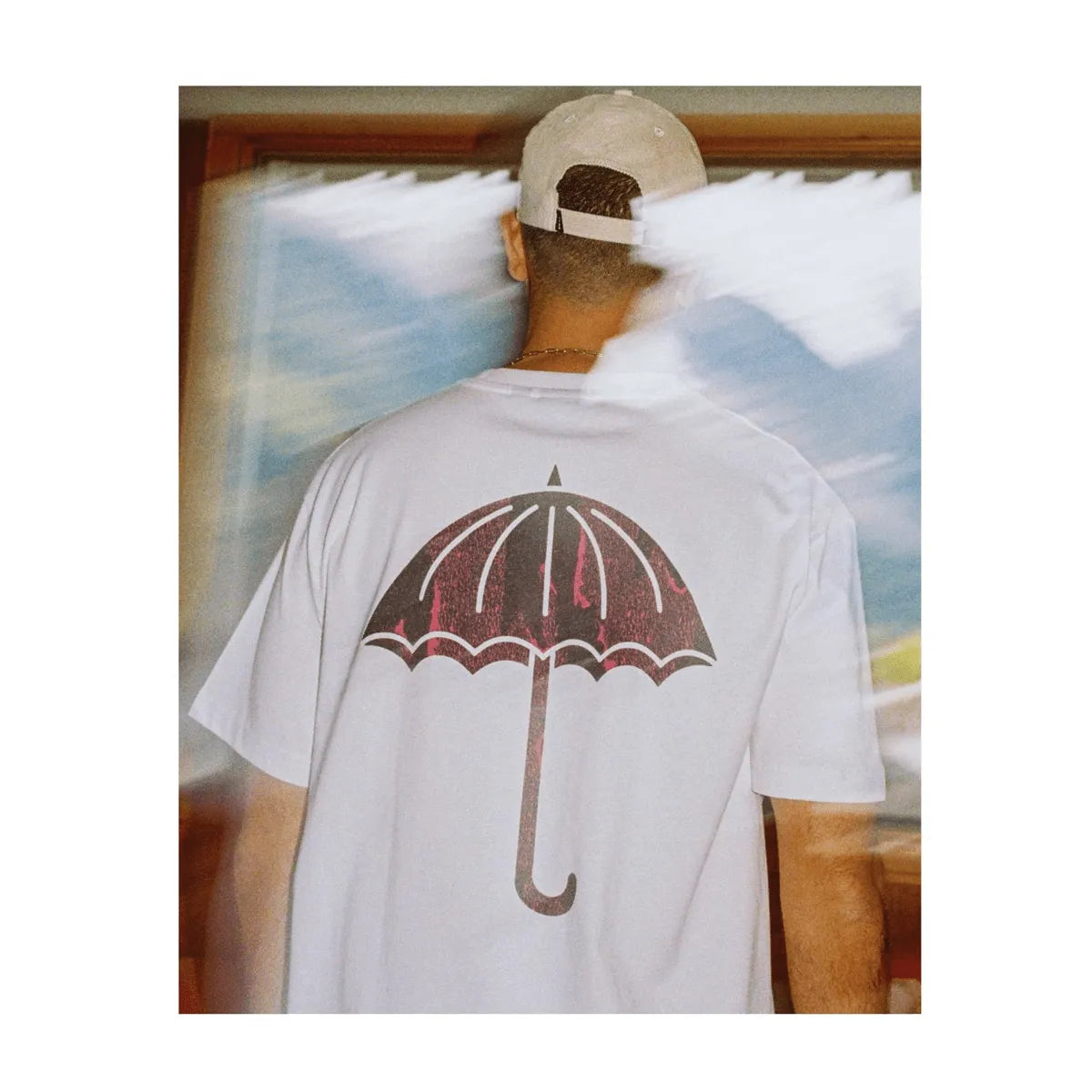 Hélas Limited Splash Tee White - ARROW & BEAST