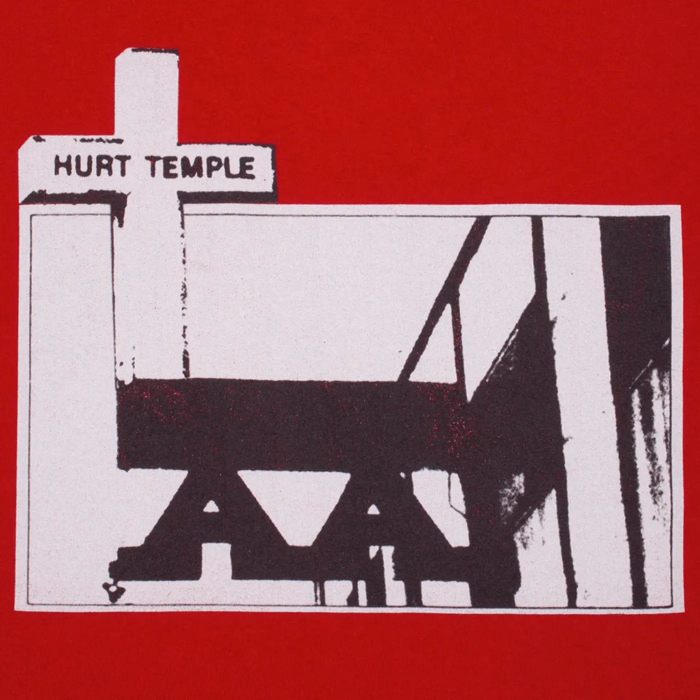Hockey Skateboards Hurt Temple Tee Red - ARROW & BEAST