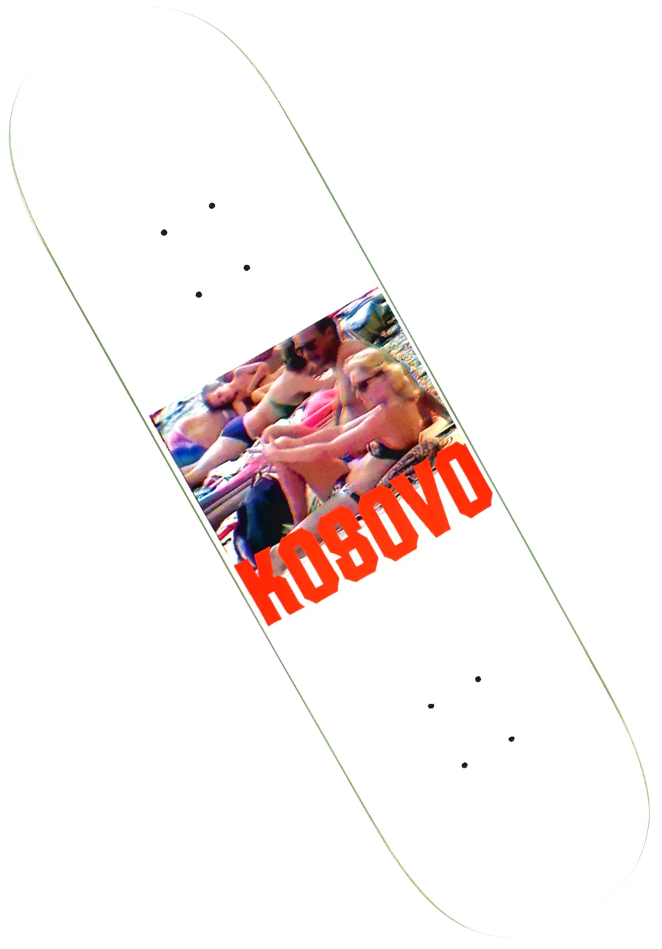 Hockey Skateboards Kosovo Deck White