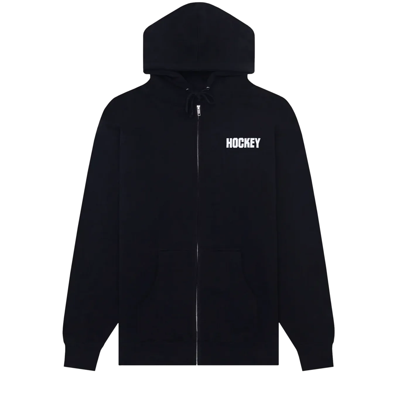 Hockey Skateboards Undead Warrior Zip Up Hoodie Black - ARROW & BEAST