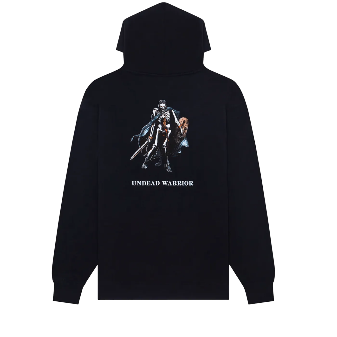 Hockey Skateboards Undead Warrior Zip Up Hoodie Black