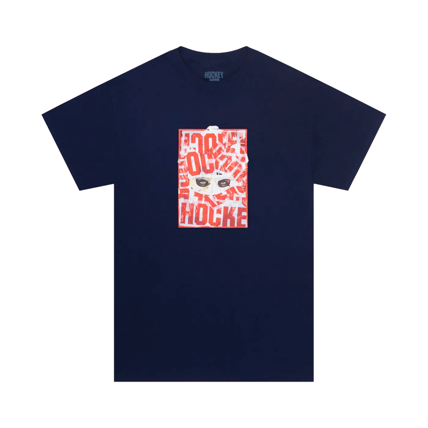 Hockey Skateboards War All Over Tee Navy - ARROW & BEAST