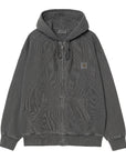 Carhartt WIP Hooded Nelson Jacket Graphit garment dyed - ARROW & BEAST