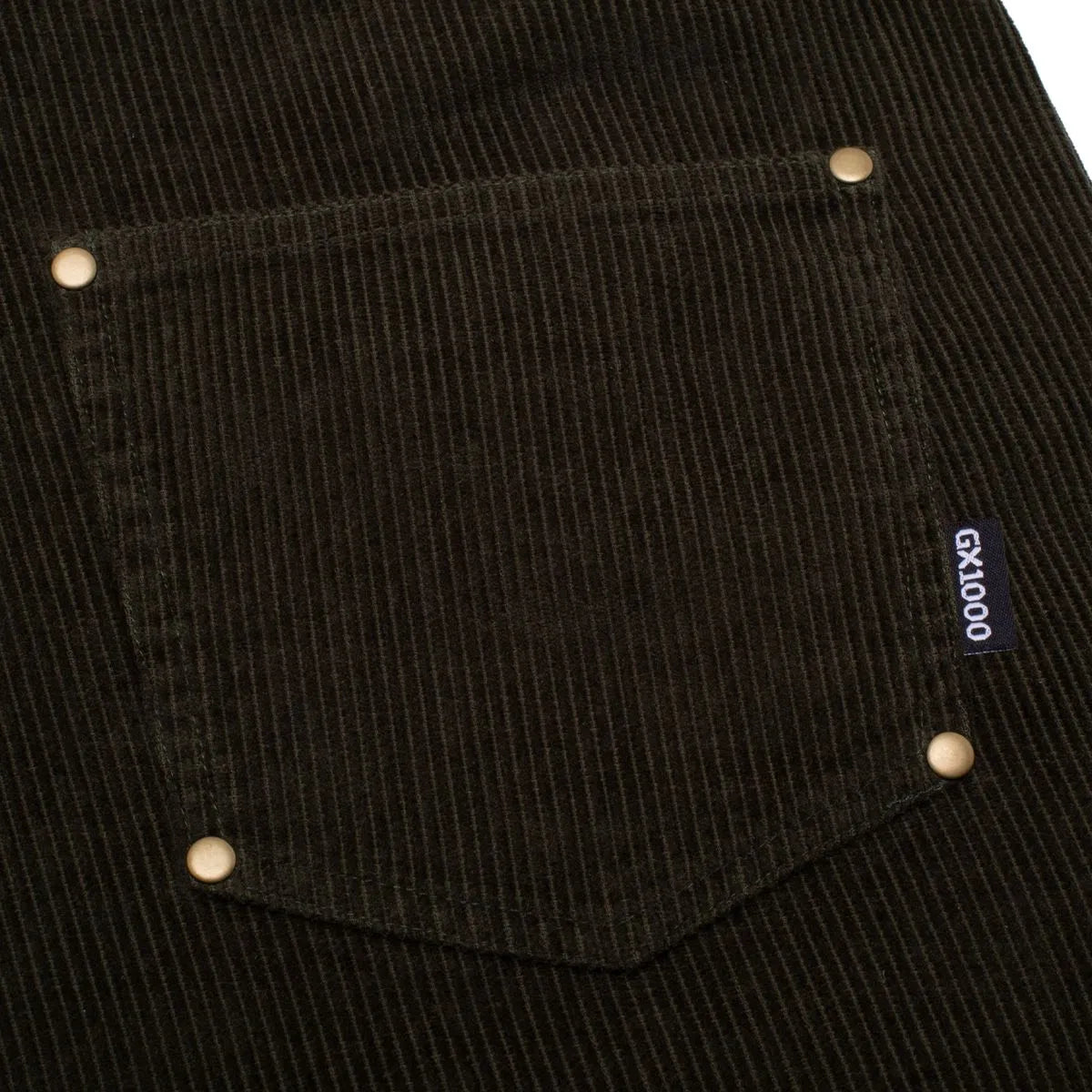 GX1000 Double Knee Corduroy Shorts Dark Green - ARROW & BEAST