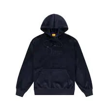 Dime MTL Classic Velour Hoodie Navy - ARROW & BEAST