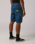 FORMER MERCHANDISE REYNOLDS 21' DENIM SHORT DARK BLUE