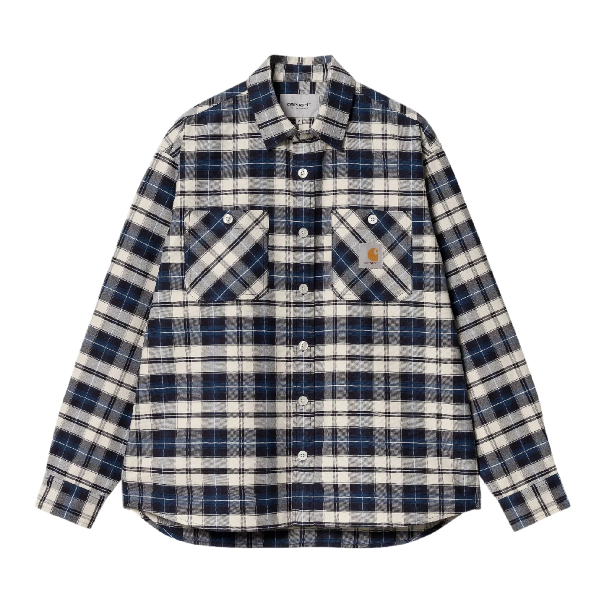Carhartt WIP L/S Tarbell Shirt Tarbell Check Dark Navy - ARROW & BEAST