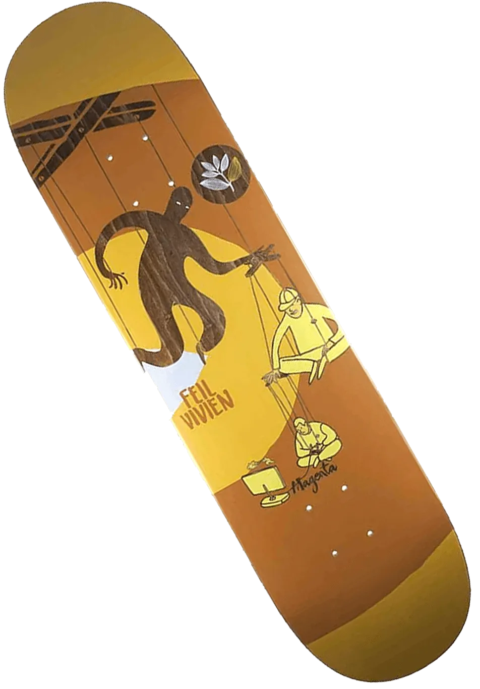 Magenta Skateboards Vivien Feil Extravision Deck - ARROW & BEAST