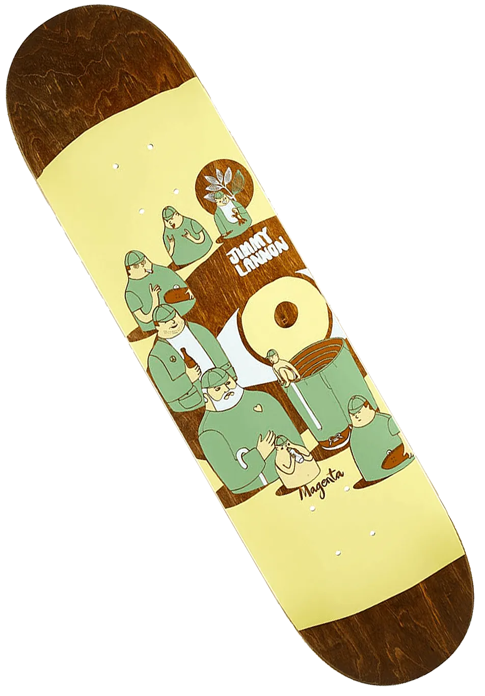 Magenta Skateboards Jimmy Lannon Extravision Deck - ARROW & BEAST