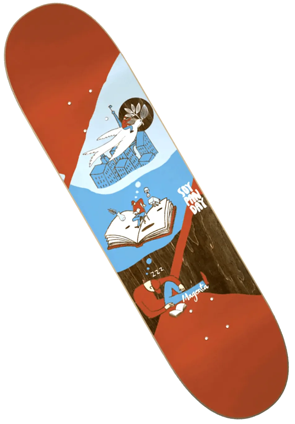 Magenta Skateboards Soy Panday Extravision Deck - ARROW & BEAST