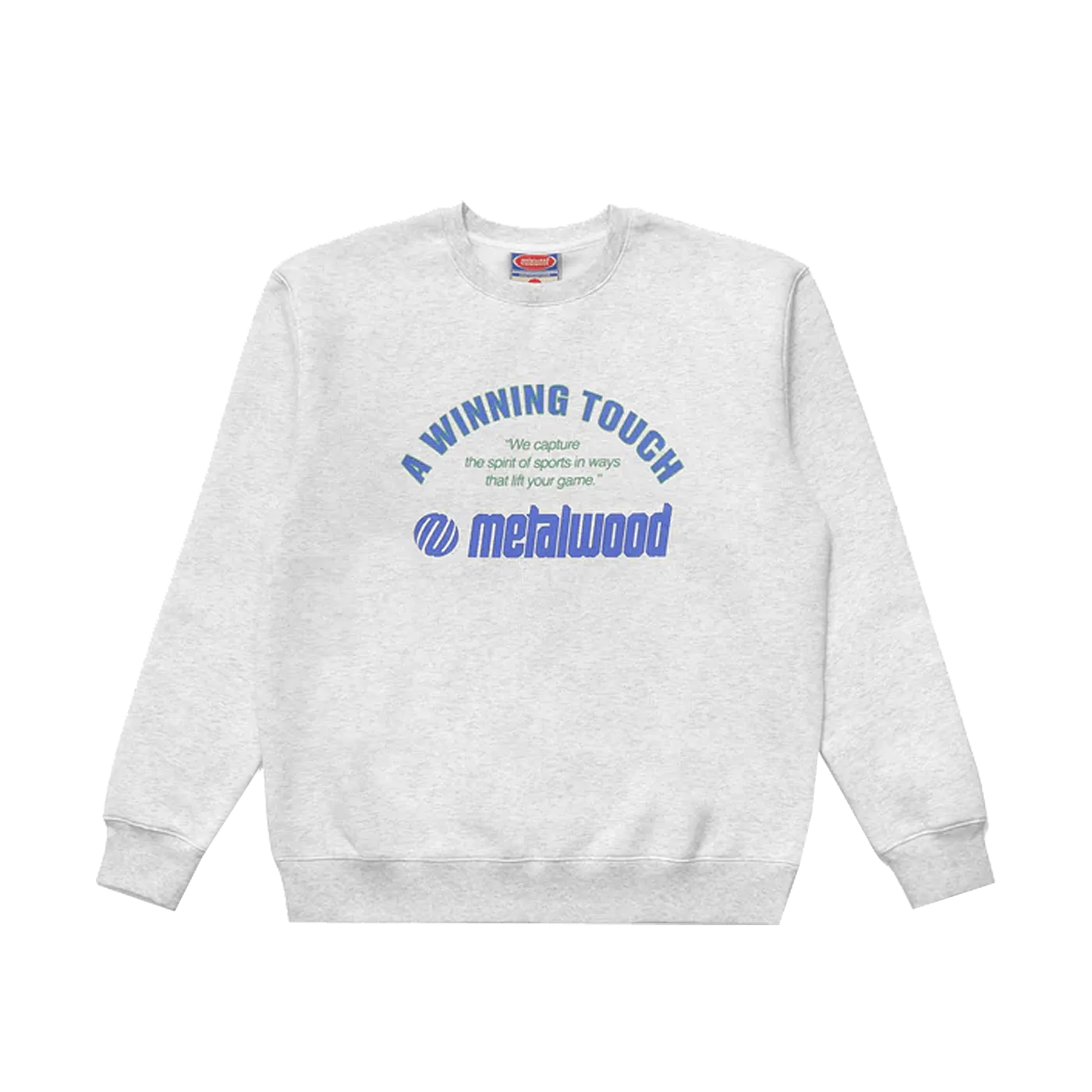 Metalwood A Winning Touch Crewneck Sweatshirt Grey