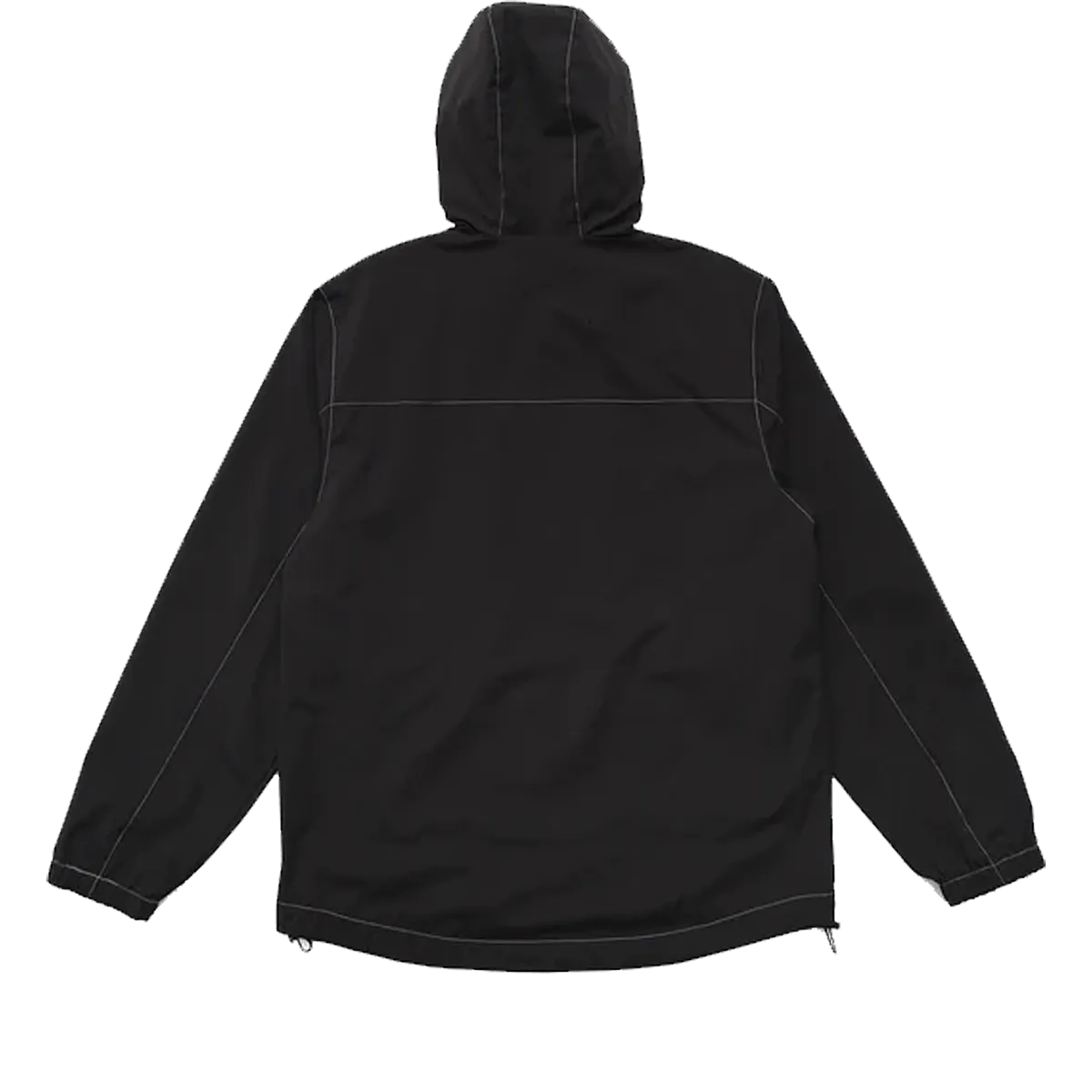 Metalwood Studio Contrast Stitch Rain Shell Jacket Black - ARROW & BEAST