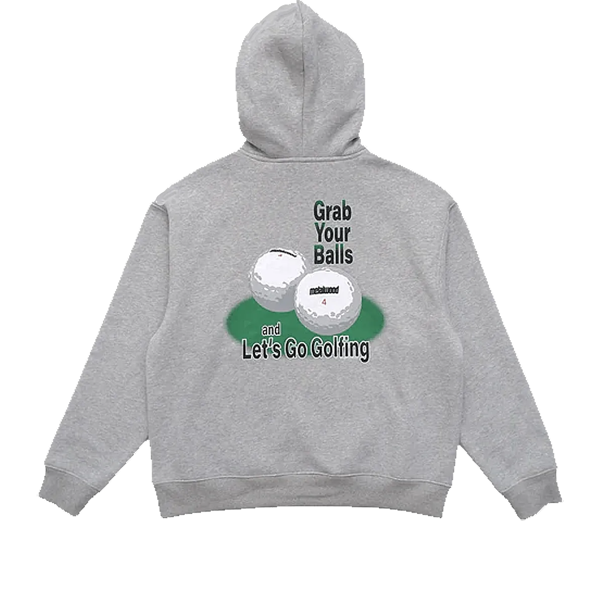Metalwood Studio Grab Your Balls Hooded Sweatshirt Grey - ARROW & BEAST