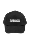 Metalwood Studio Metal Logo 5-Panel Hat Black
