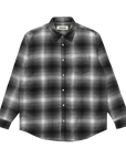 Metalwood Studio Poly Filled Shirt Plaid Black