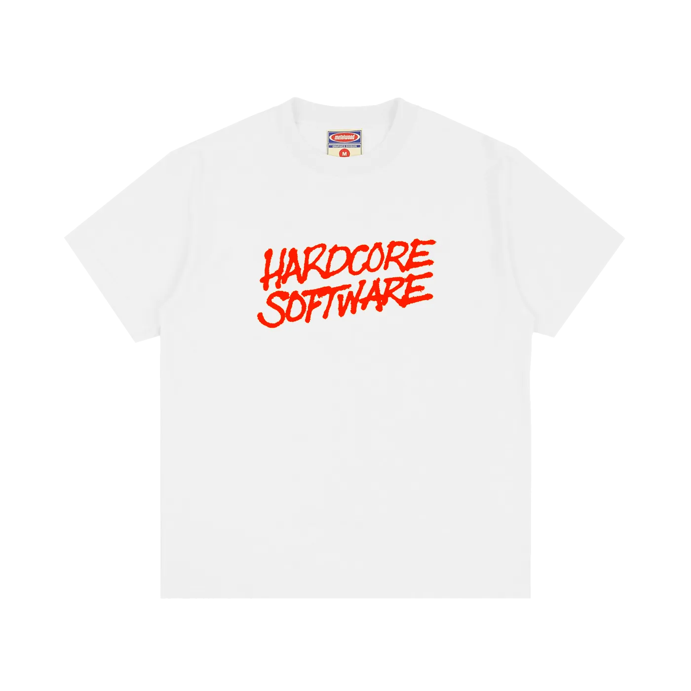 Metalwood Studio Hardcore Software Tee White