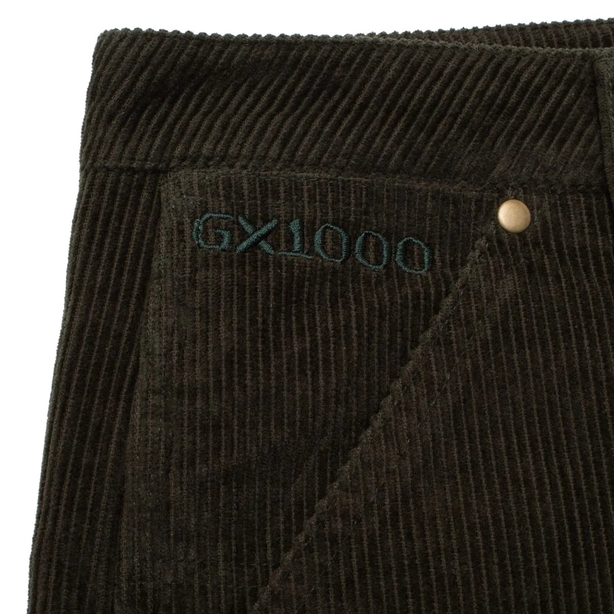 GX1000 Double Knee Corduroy Shorts Dark Green - ARROW & BEAST