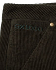 GX1000 Double Knee Corduroy Shorts Dark Green - ARROW & BEAST