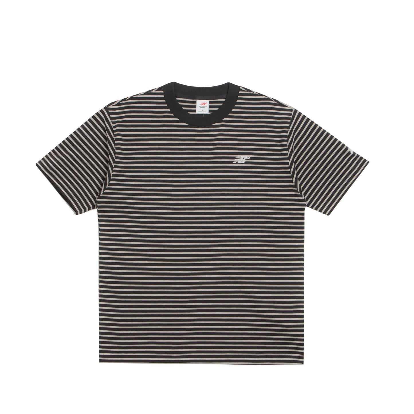 New Balance Numeric Stripe T-Shirt Black MT51956BK - ARROW & BEAST