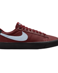 Nike SB Blazer Low Pro GT Skate Shoe Dark Team Red DV1226-600