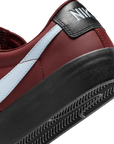 Nike SB Blazer Low Pro GT Skate Shoe Dark Team Red DV1226-600