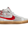 Nike SB Blazer Mid Premium White Uni Red FD5113-100