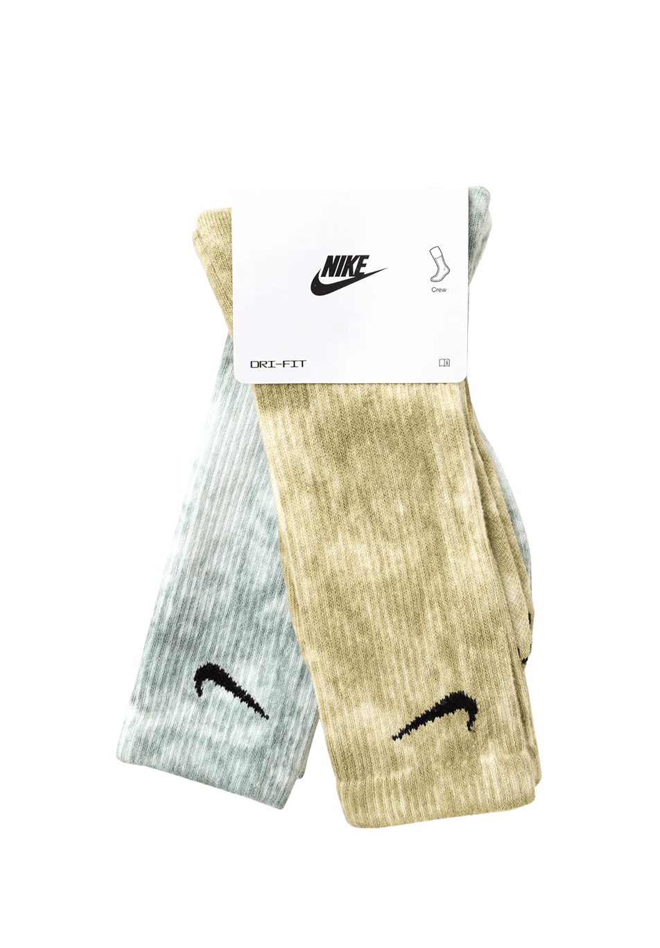 Nike SB Everyday Plus Crew Chaussettes Tie Dye Vert ARROW BEAST