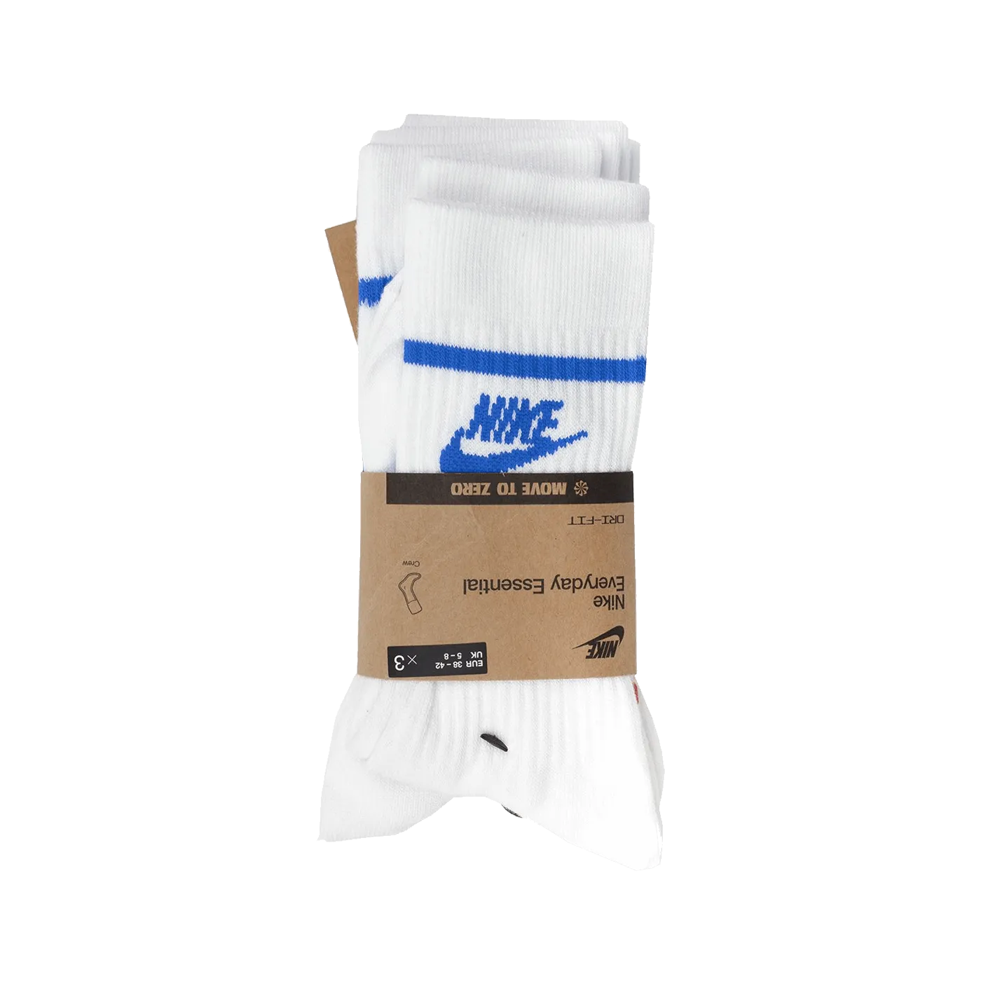 Nike Sportswear Dri-Fit Everyday Essential Socks White Blue