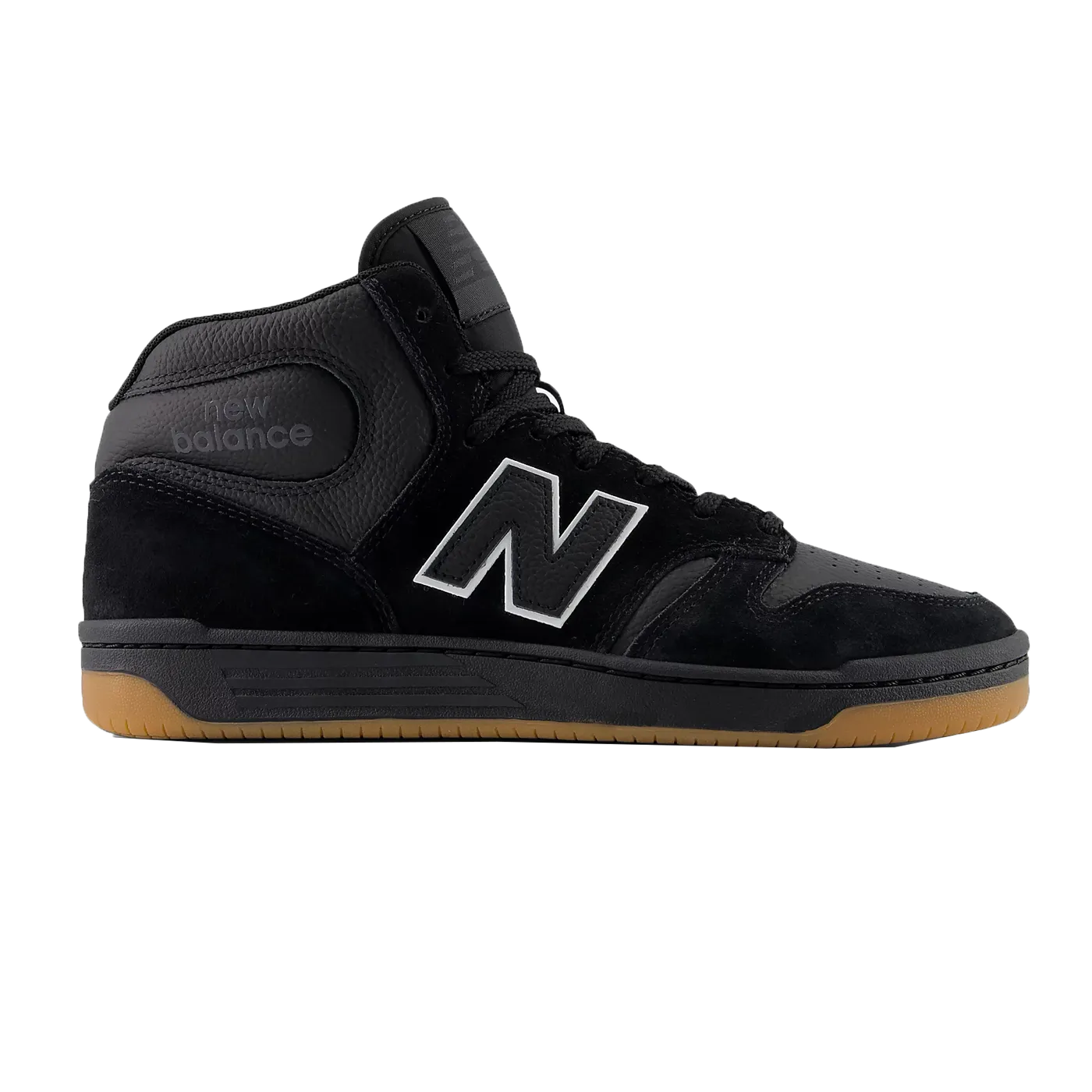 NM480HBG Skate Shoe High Nlack Gum