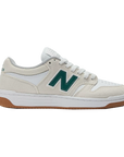 New Balance Numeric Skate Shoe White Green Suede NM480JDI