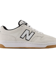 New Balance Numeric Skate Shoe White Gum Suede NM480SWG