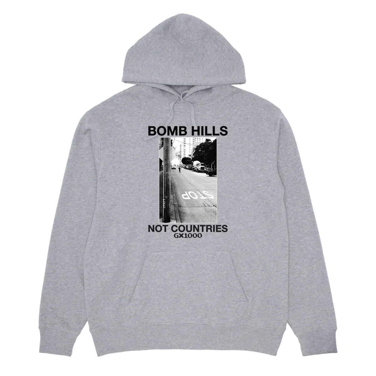 GX1000 Bomb Hills Hoodie Grey - ARROW & BEAST