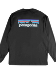Patagonia P-6 Logo LS Responsibili Tee Black