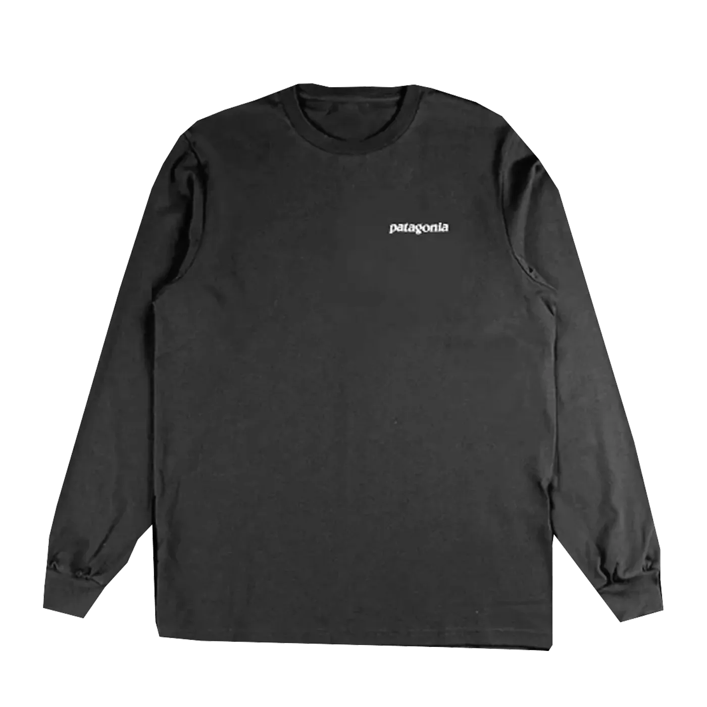 Patagonia P-6 Logo LS Responsibili Tee Black