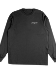 Patagonia P-6 Logo LS Responsibili Tee Black