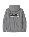 Patagonia Boardshorts Logo Uprisal Hoodie Gravel Heather - ARROW & BEAST