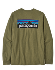 Patagonia P-6 Logo LS Responsibili Tee Buckhorn Green