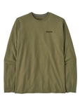 Patagonia P-6 Logo LS Responsibili Tee Buckhorn Green