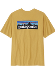 Patagonia P-6 Logo Responsibili Tee Surfboard Yellow