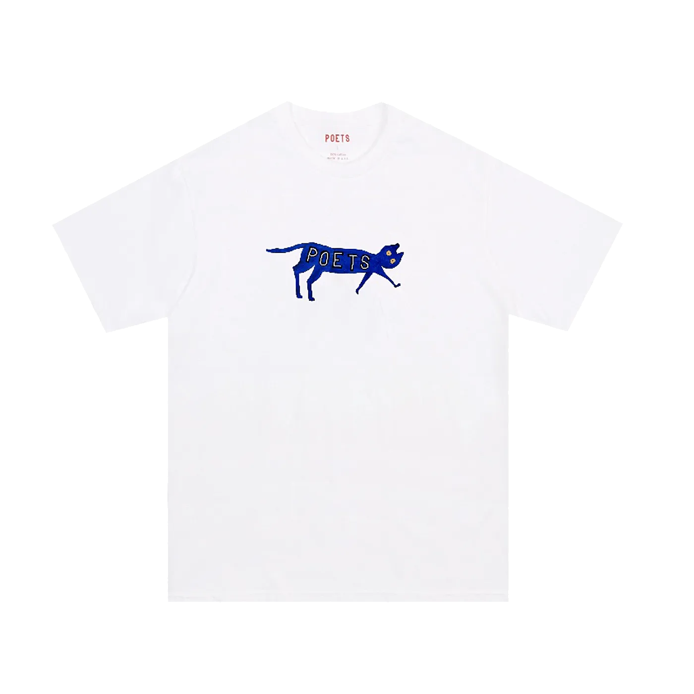 POETS Cat Tee White - ARROW & BEAST